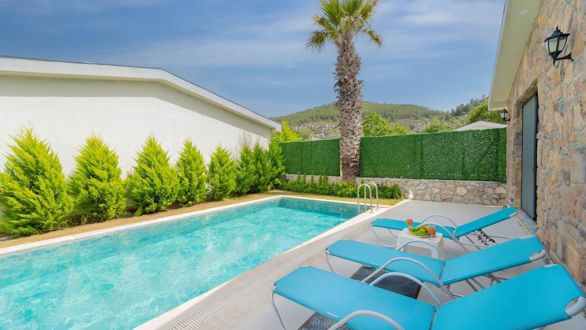 Kayakoy Villa | 2 Bedroom Private pool and Garden Kayaköy 1 Historical Center