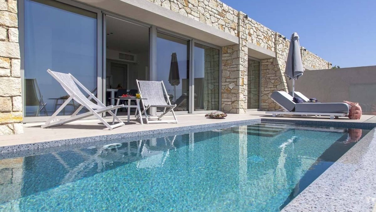 Sivota Villa | 2 Bedroom Sivota Sunset Cave Style Villa With Pool & Stunning Views!