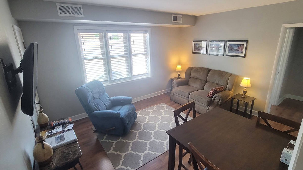 Luverne Apartment | 2 Bedroom Travelers Suite with Queen and Full Bed