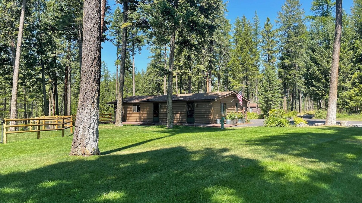 Lakeside Cabin | 2 bedrooms, 2 bath cabin in the Alpine forest with views of flathead lake.