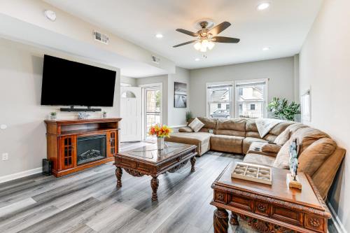 Ocean Gate Apartment | 2 Blocks to Beach Apt with Grill in Ocean Gate!