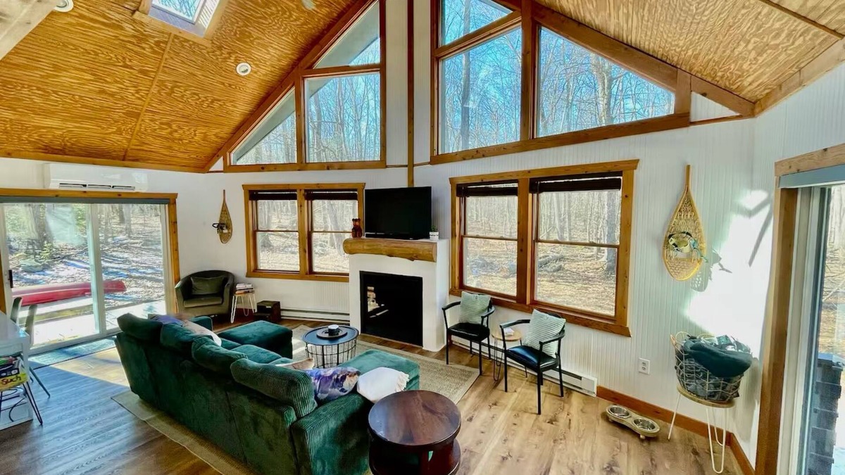 Locust Lake Village Ski Chalet | 2 Full Baths, Fireplace, Steps to Lake, In Woods