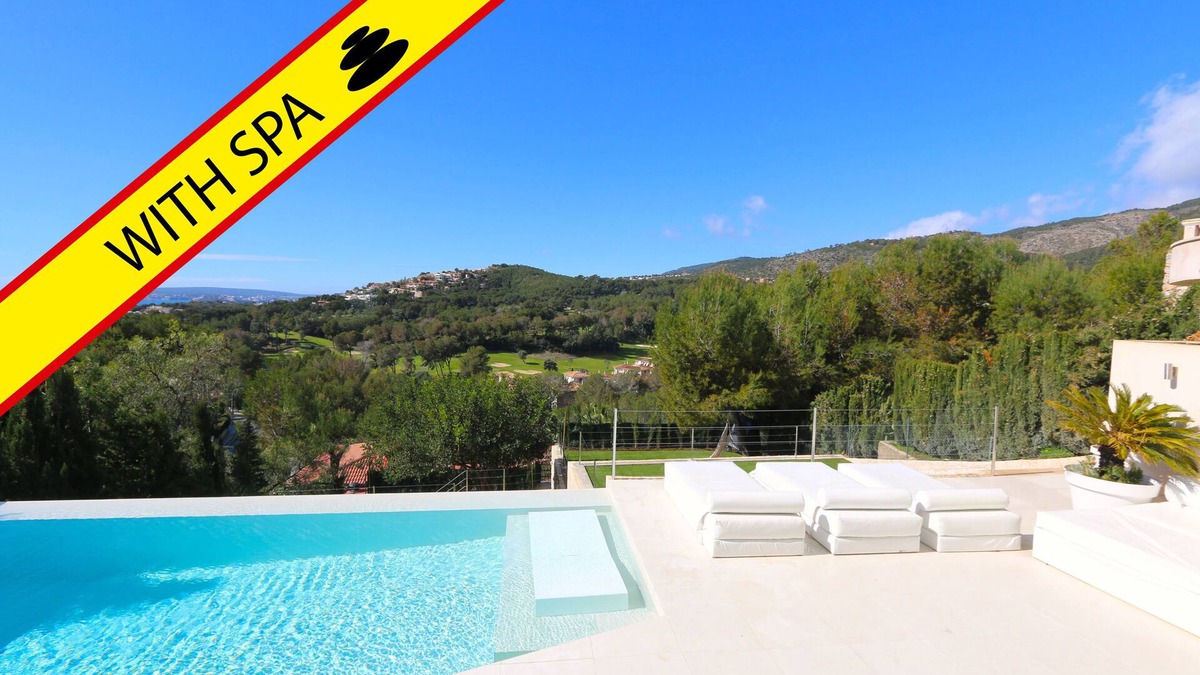 Cas Catala Villa | 2 livingrooms, 4 bedrooms (all with bathroom), 10 persons, spa and heated pool