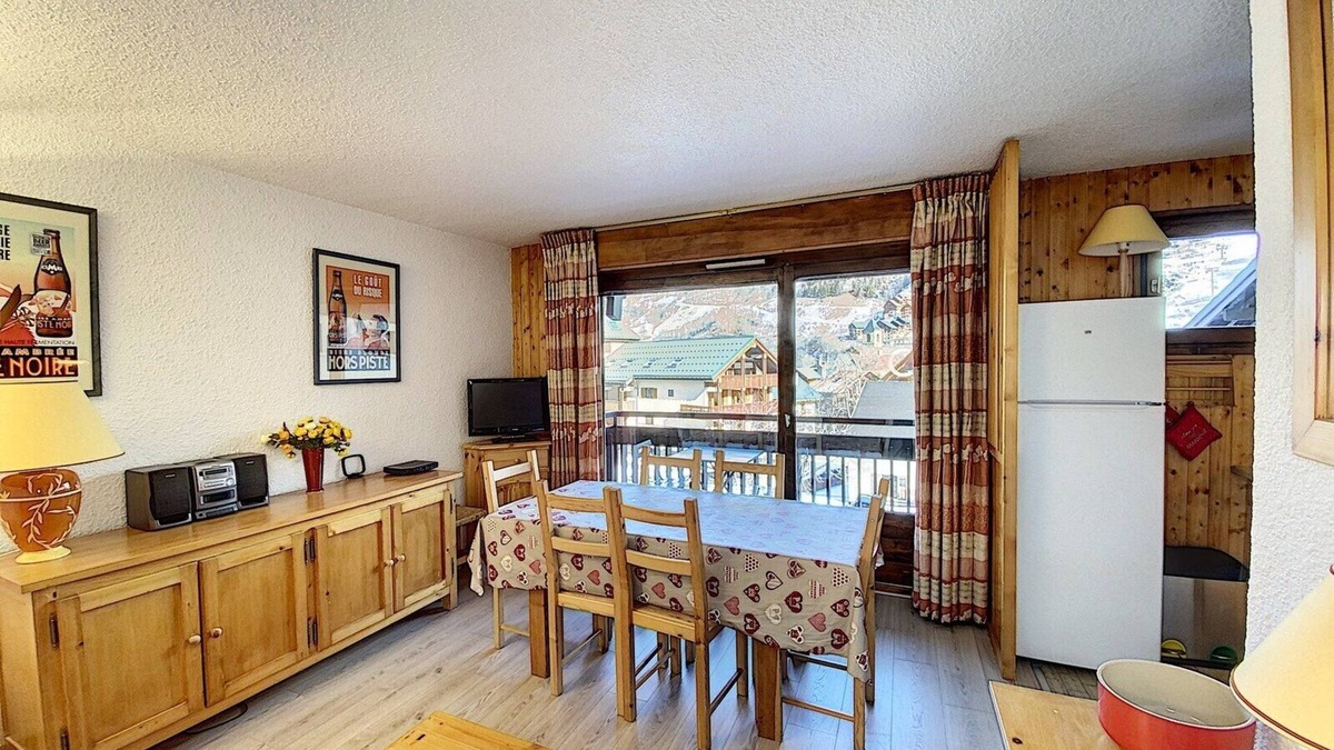 Valloire Apartment | 2 rooms - 5 beds - Resort center -Parking - Wifi