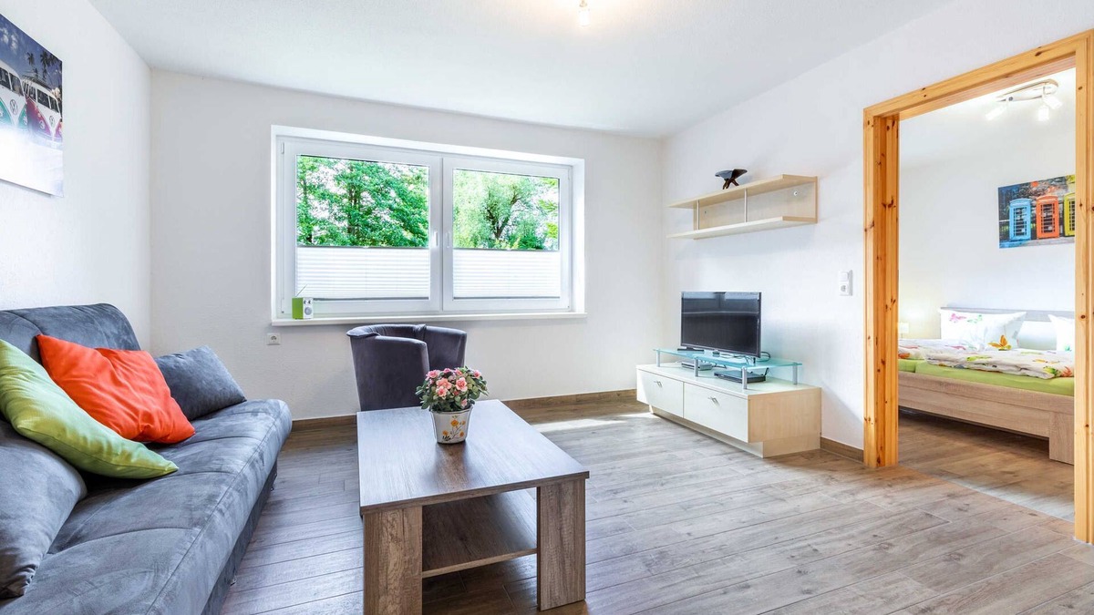 Kroepelin Apartment | 2- Zimmer- Ferienhaushälfte Lucky 1 - Familien Ferienhof Lucky bei Kühlungsborn OFC 08