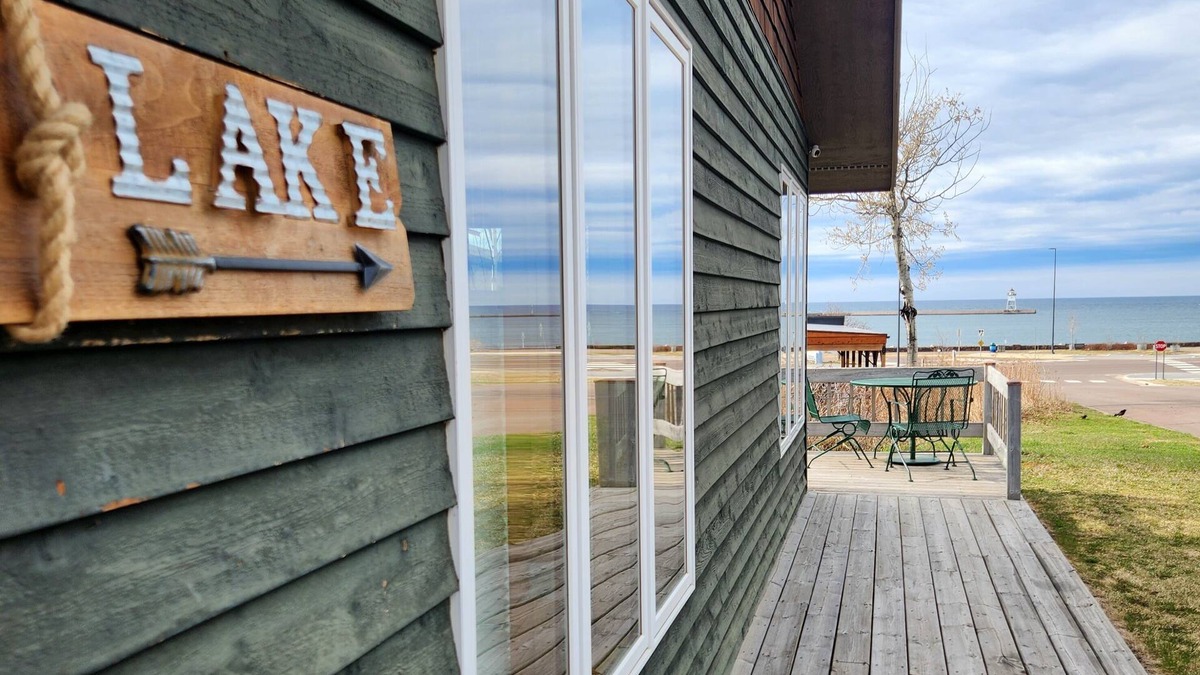 Grand Marais House | 20 3rd Ave., West and first Street.Great harbor view Right in the heart of town.