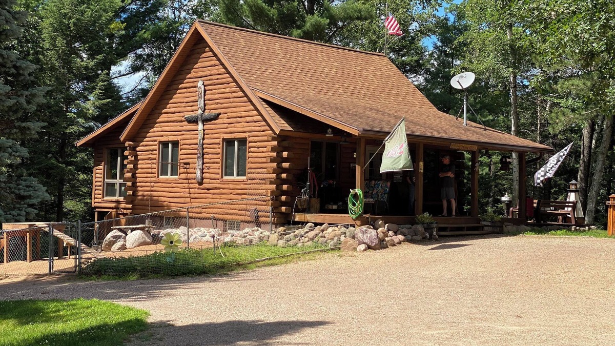 Suring Cabin | 20 acre, 5-bedroom waterfront cabin in Suring. Private pond & River Access!