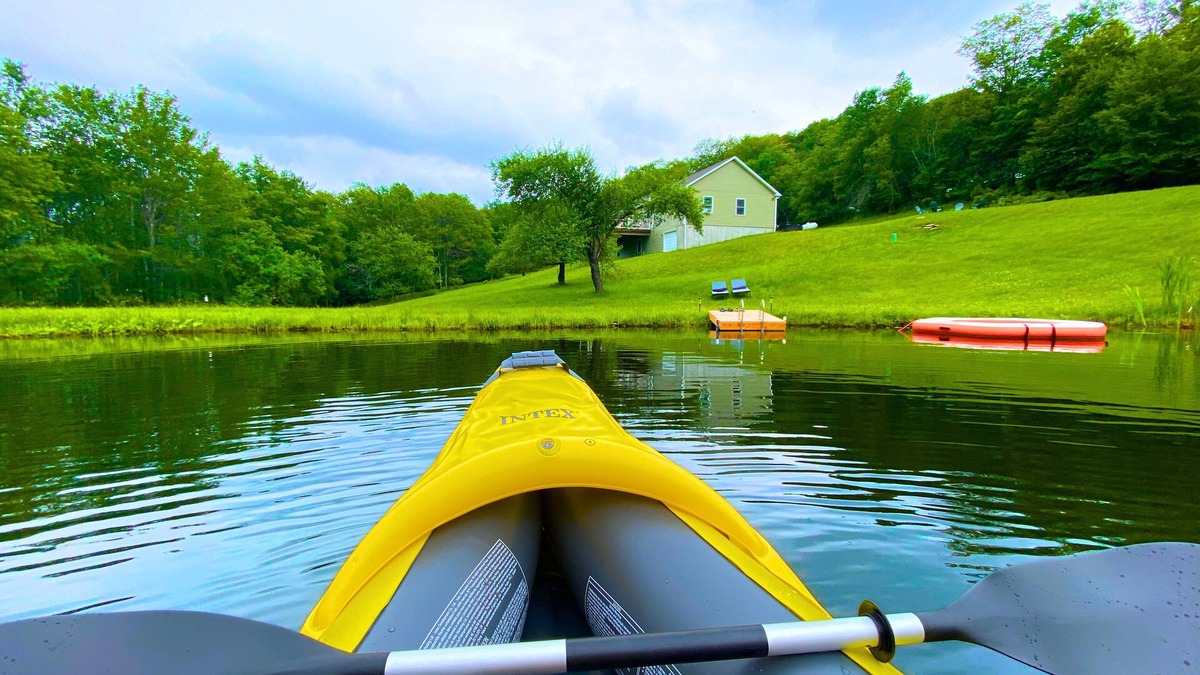 Oliverea Cabin | 20 Acre Catskills Chic Mountain Cabin + Hot Tub, Swimming Pond, Game Room