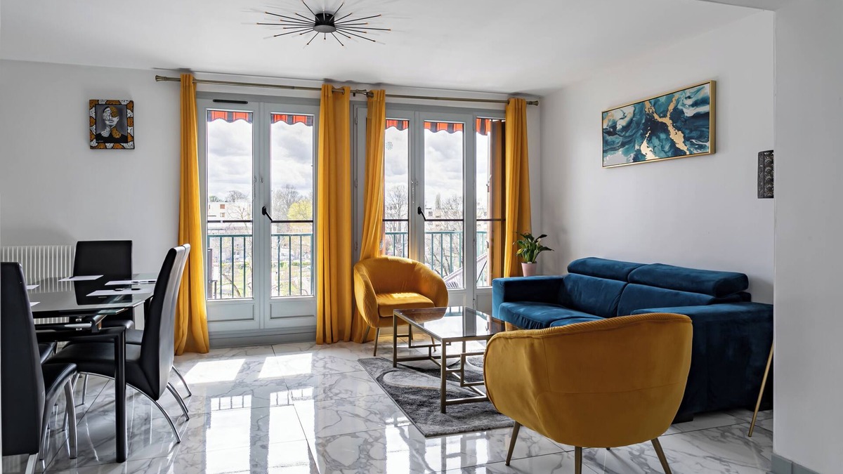 Neuilly-sur-Marne Apartment | 20 Minutes Paris et JO- Spacieux Appartement Moderne, Idéal Pour Familles