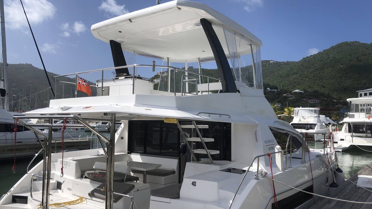Charlotte Amalie Boat Rental | 2020 Leopard 43ft Power Cat