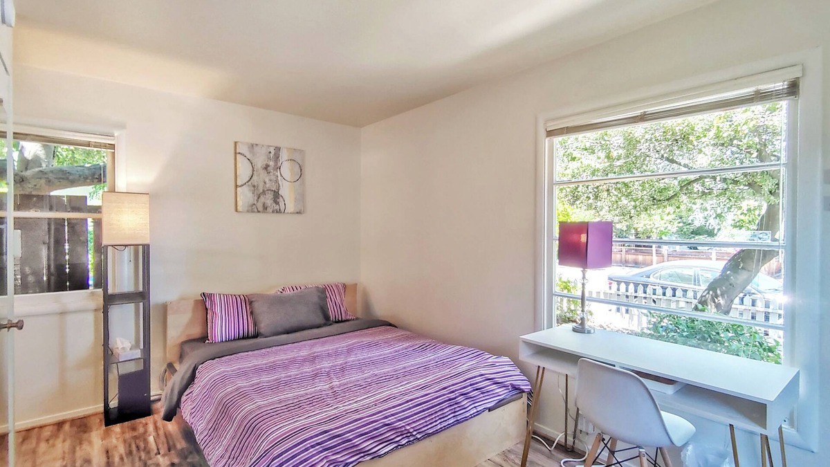 Redwood City Apartment | 214A - Cozy Studio with AC & Kitchen near Stanford