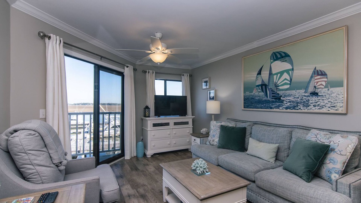 Ocean Ridge Condo | 216 Bay Creek Villa-Beautiful 2nd Floor Villa;Private Balcony;Water Views;Communal Pool