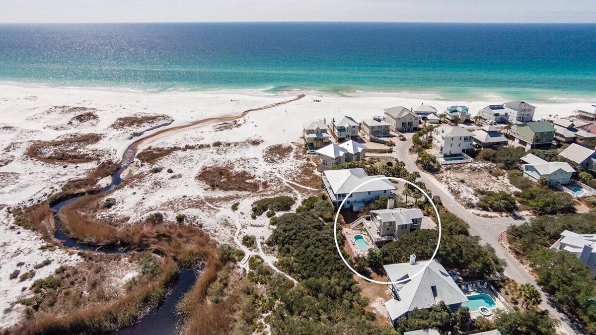 Gulf Trace House | 25% SALE~SeaBatical~Nice Gulf/Lake/Park Views~Heated Pool~Gulf Trace~Beach Gear