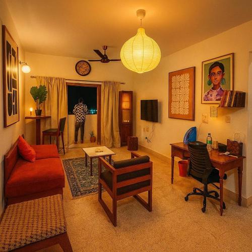 Domlur Apartment | 2BHK Cozy stay Indranagar