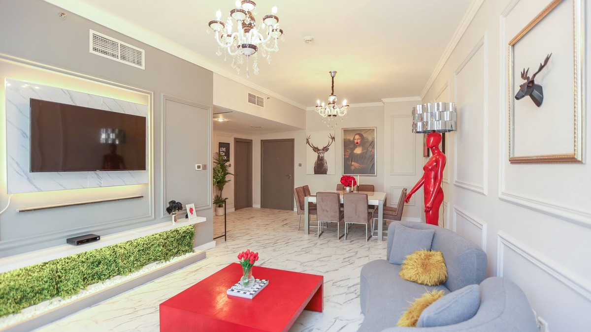 Al Quoz Apartment | 2BR French Chic Down Town Apt