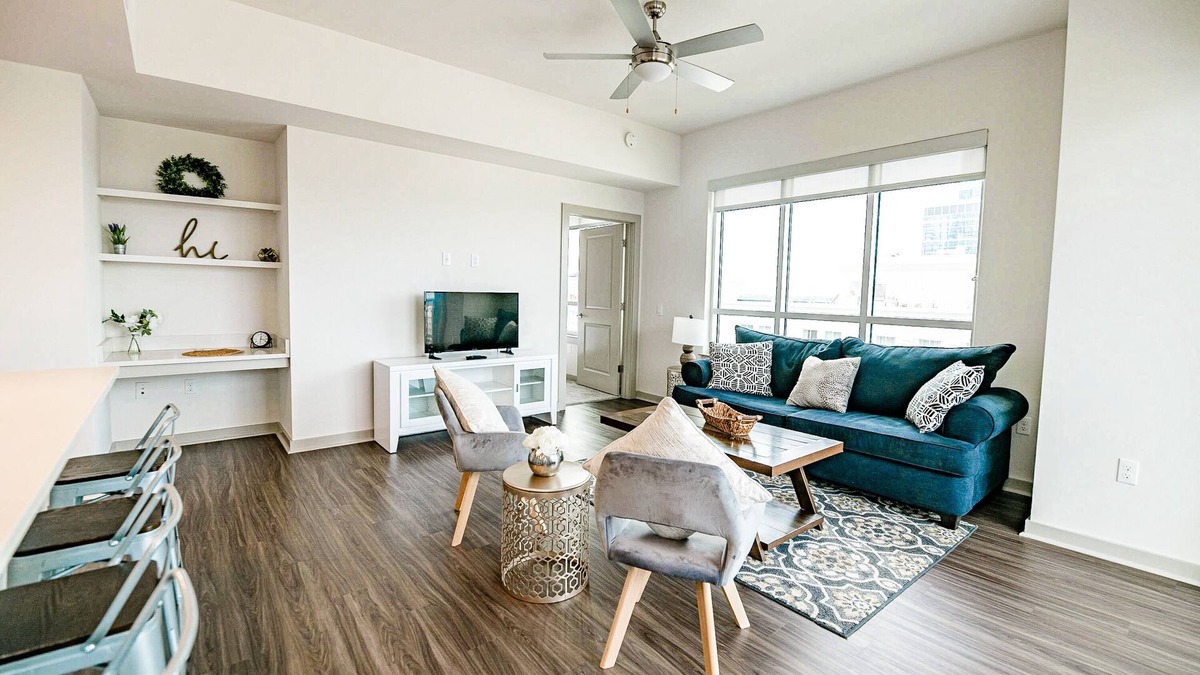 Third Ward Apartment | 2BR Fully Furnished Apartment Uptown - BOA Stadium by RedAwning