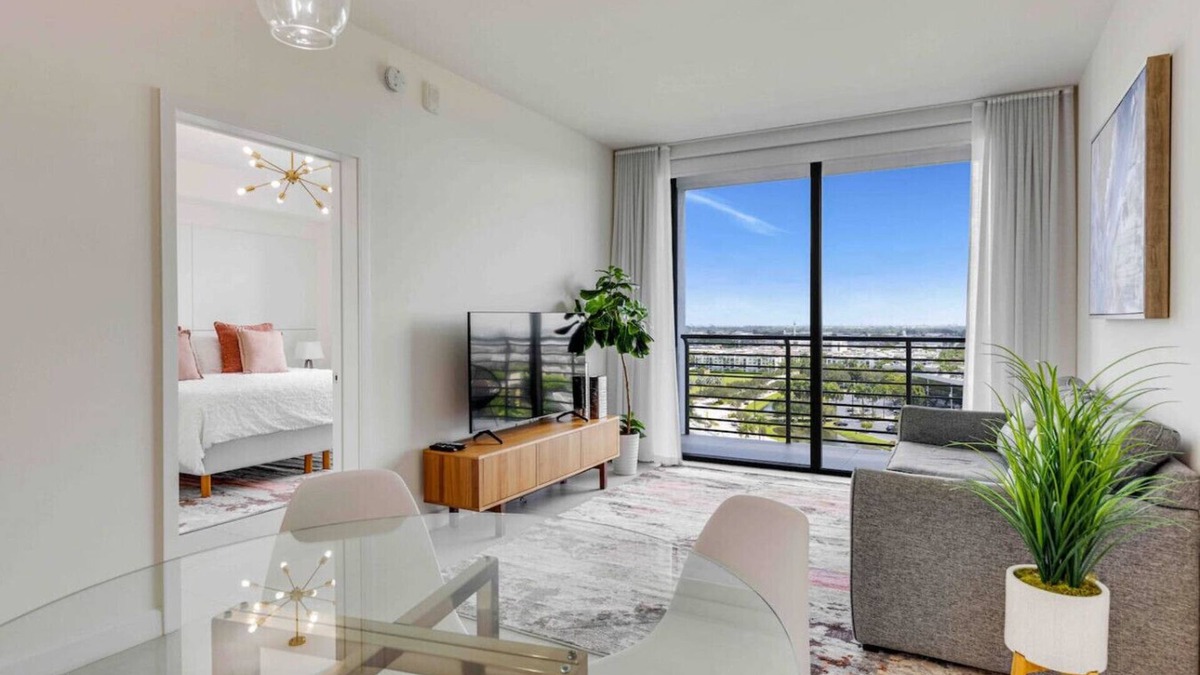 Doral Apartment | 2BR Luxury Stay | Downtown Doral's Best Location