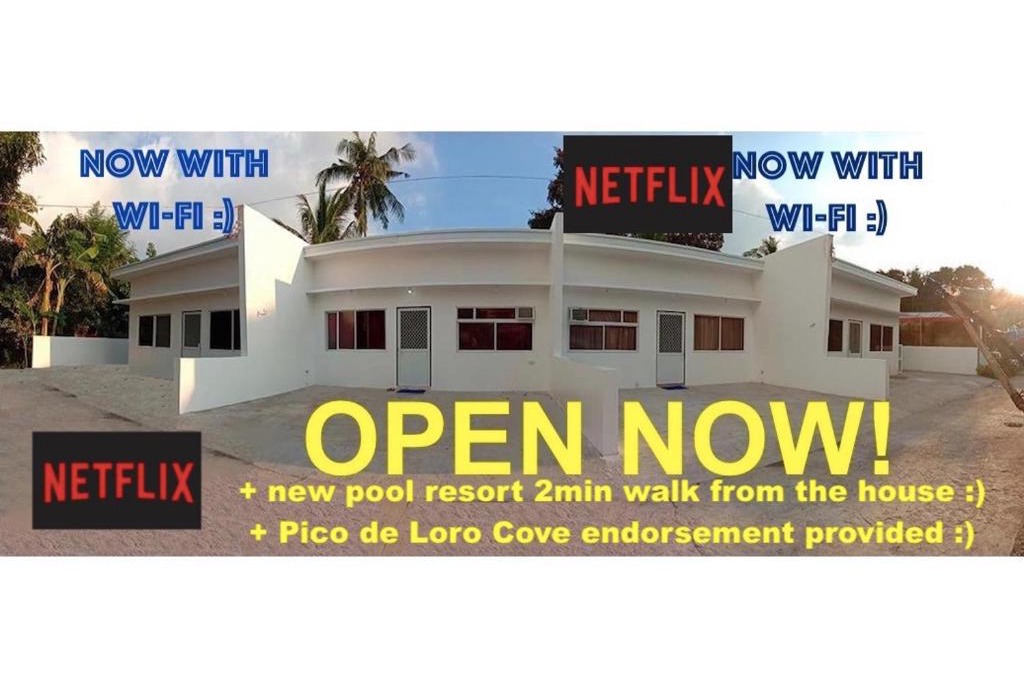 Nasugbu House | 2BR townhouses good for 12pax each & NETFLIX & 100Mbps WIFI & pool resort 2min walk & 3km outside Pico de Loro Cove & Calayo Cove - with Endorsement for Pico de Loro Cove good for 7 days & Boat-Tour & Island Hopping assistance
