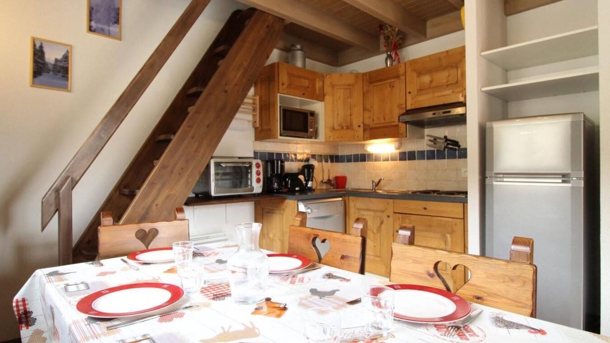 Aussois Apartment | 2nd floor, balcony, tv, ski locker, 42m², Aussois