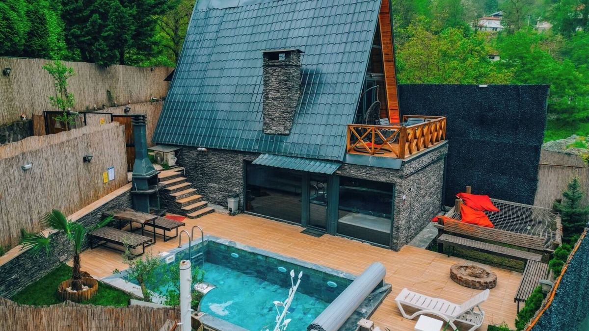 Sapanca House | 3+1 Heated Pool-Jacuzzi-Fireplace-Sheltered Bungalow for 8 People