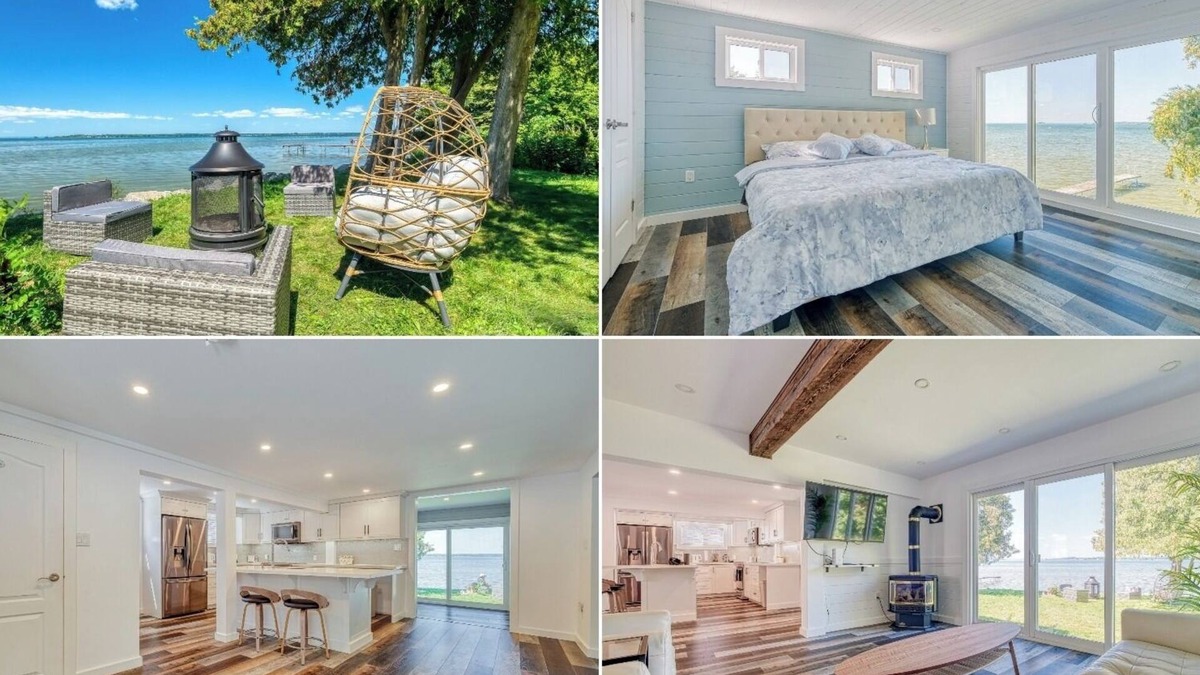 Virginia Cottage | 3 Bdrm Newly Renovated Water Front Cottage On Lake Simcoe