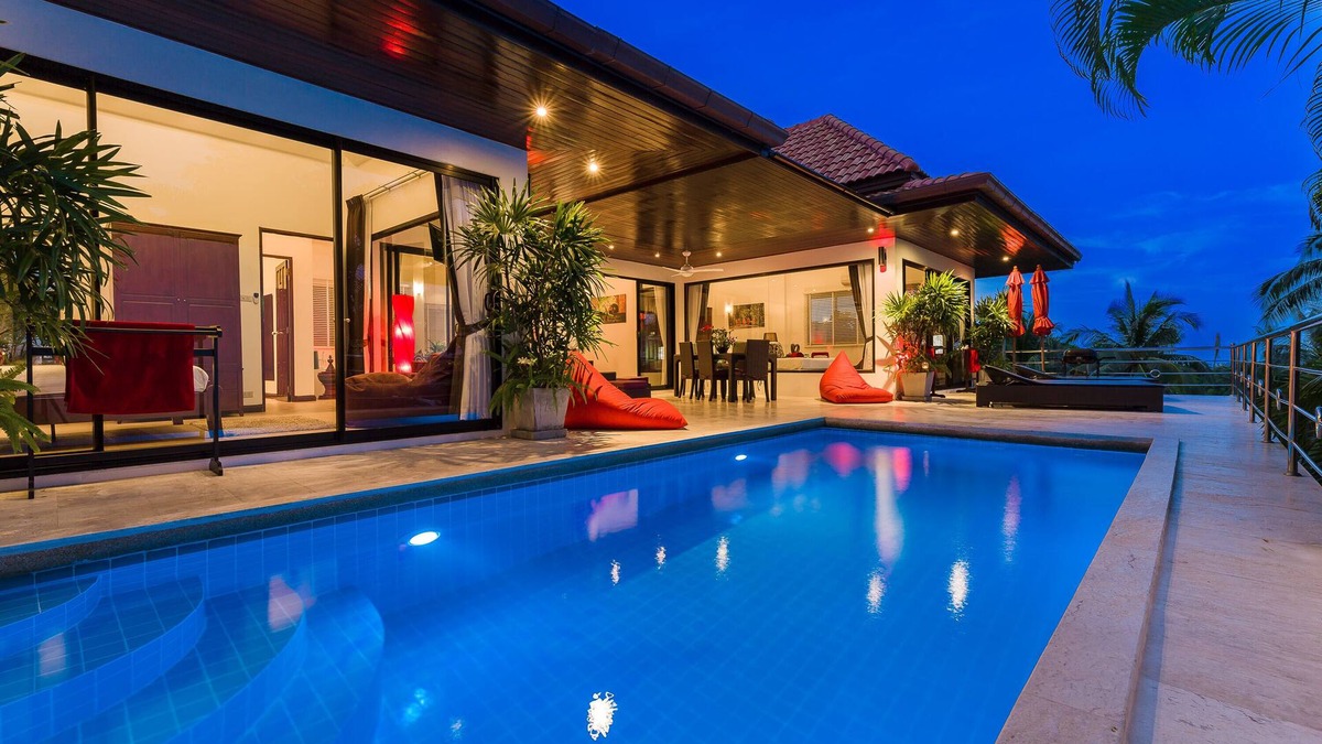 Bophut Villa | 3 bed/3 bathroom ocean view villa - Chaweng