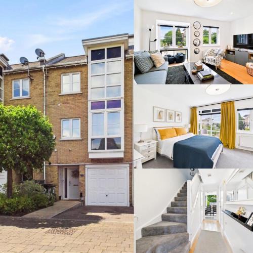 Epsom House | 3 bed modern townhouse with self check in, sleeps 6, 35mins direct train to London Waterloo, zone 6