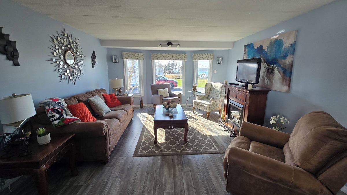 Arnold's Cove House | 3 bed with fenced yard, fire pit, swings, 30 min from Clarenville