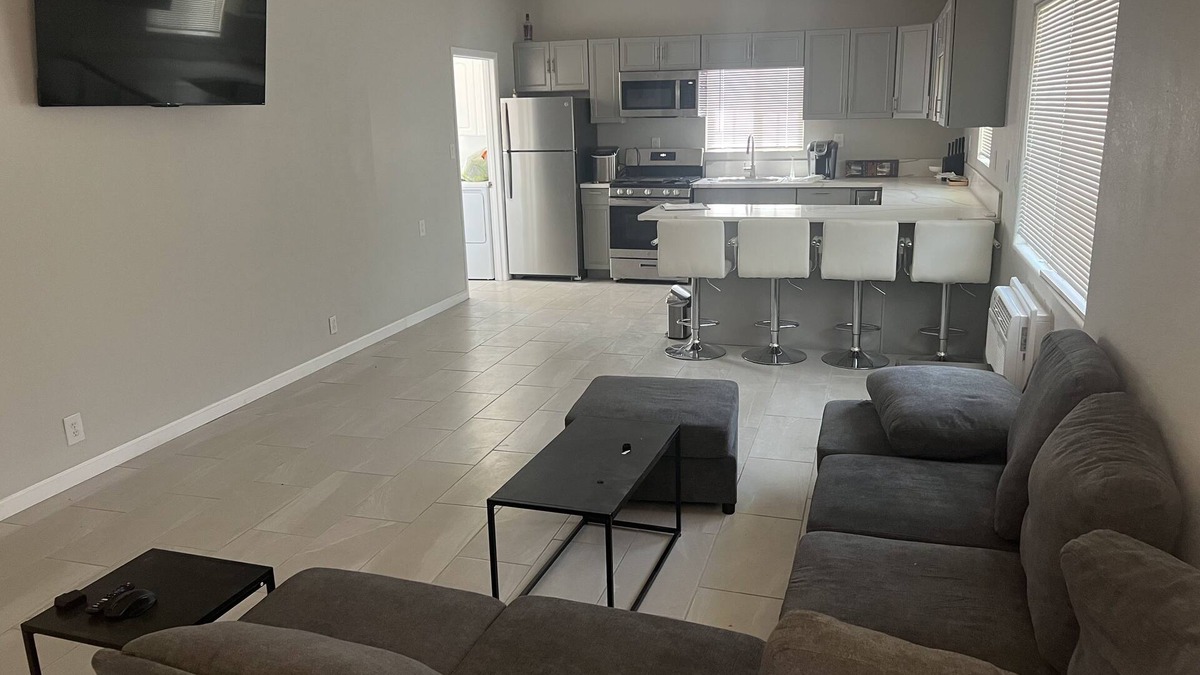 Blythe House | 3 bedroom 1 bath house washer & dryer in unit ac tvnNewly renovated furnished