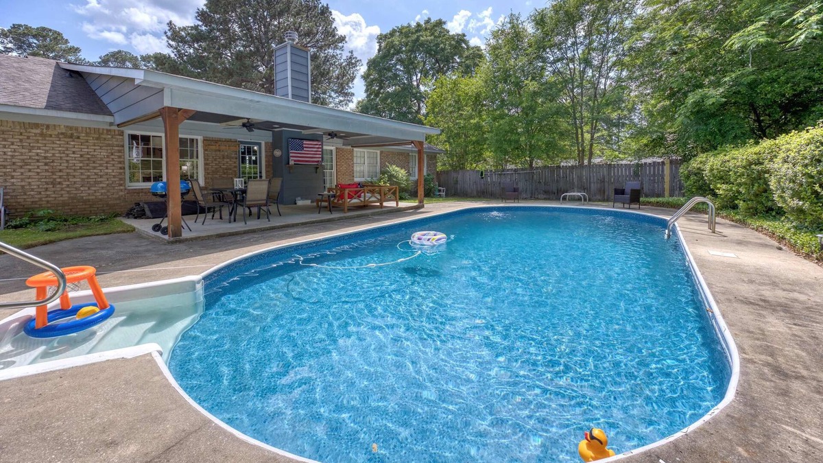 Fortson House | 3-Bedroom Columbus Family Home with Private Pool