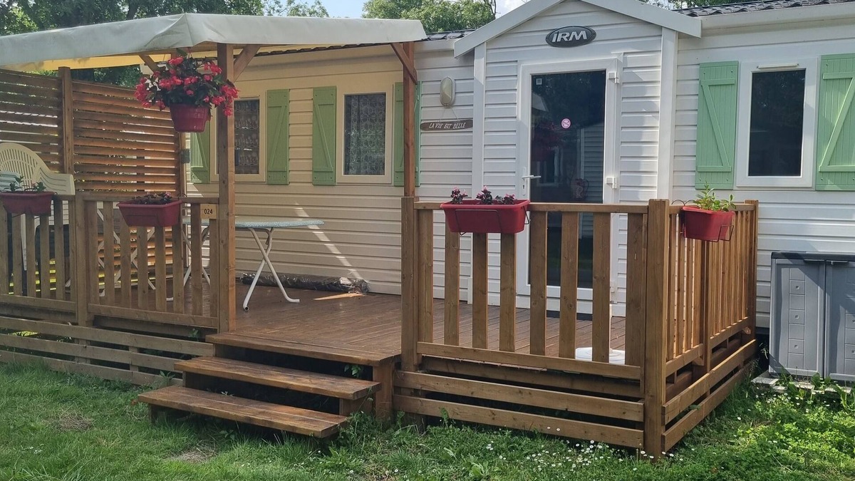 Angles House | 3-bedroom mobile home. La Vie est Belle. Close to the sea.