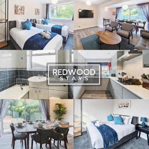 Camberley House | 3 BEDROOM SERVICED HOUSE WITH FREE PARKING FOR 2 CARS, FREE WiFi, PERFECT FOR BUSINESS STAYS, FAMILIES, RELOCATIONS, EXTENDED STAYS, AND EMERGENCY ACCOMMODATION by REDWOOD STAYS