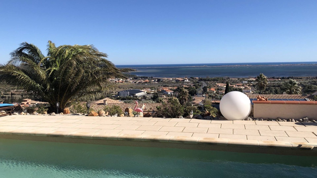 Fitou Villa | 3 bedroom villa, pool with exceptional sea view