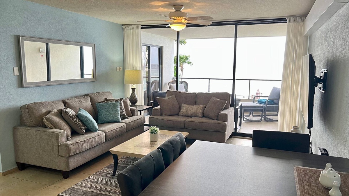 Saint Lawrence Apartment | 3 Bedroom Waterfront Condo - Walk out to pool.