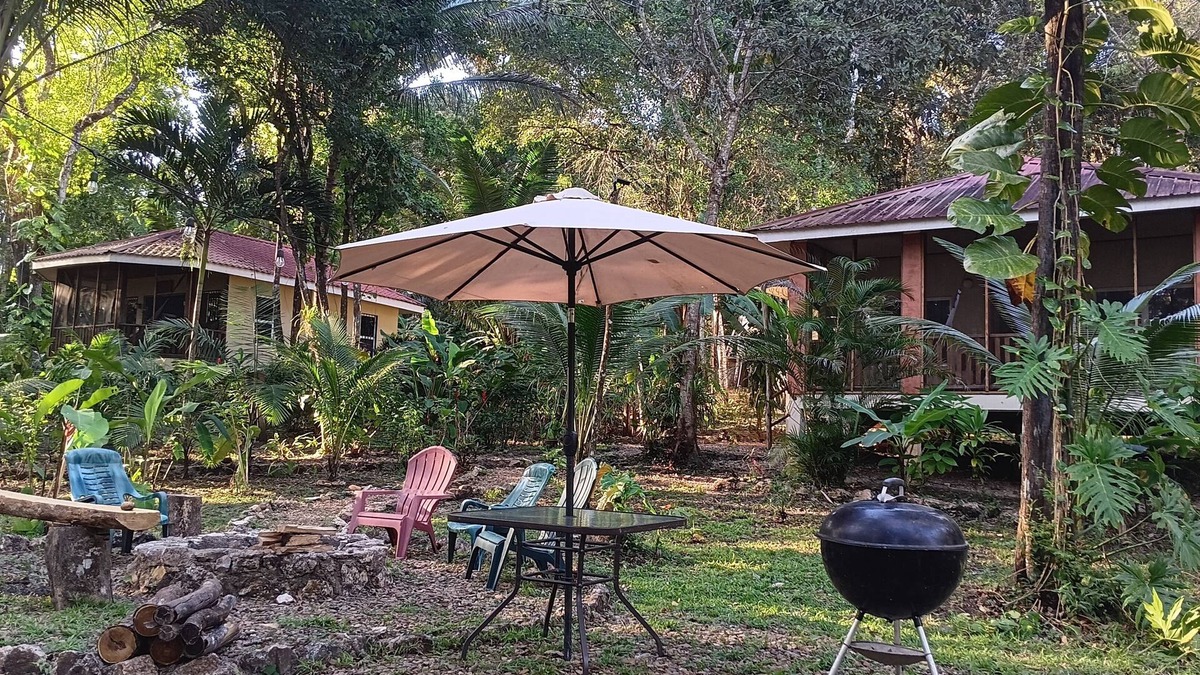 San Ignacio House | 3 Family Cottages -7 beds~AC~ Screened balcony~ Breakfast and dinner onsite.