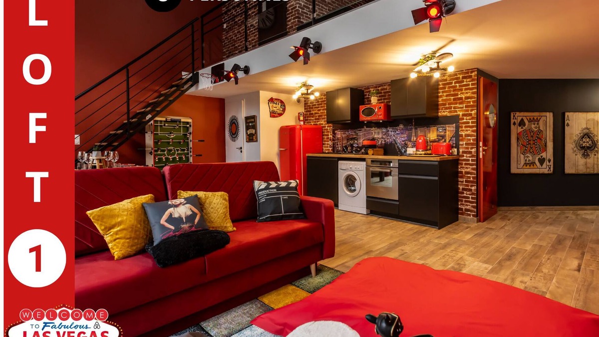Jacquard - Prefecture Apartment | 3 Logements 300 m2 Loft Billard/Babyfoot/BAR À Jeux