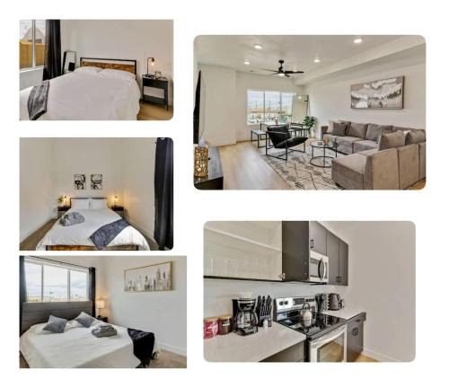 People's Freeway House | 3 Min to DT 2 Car Garage Lux Townhome King Bed