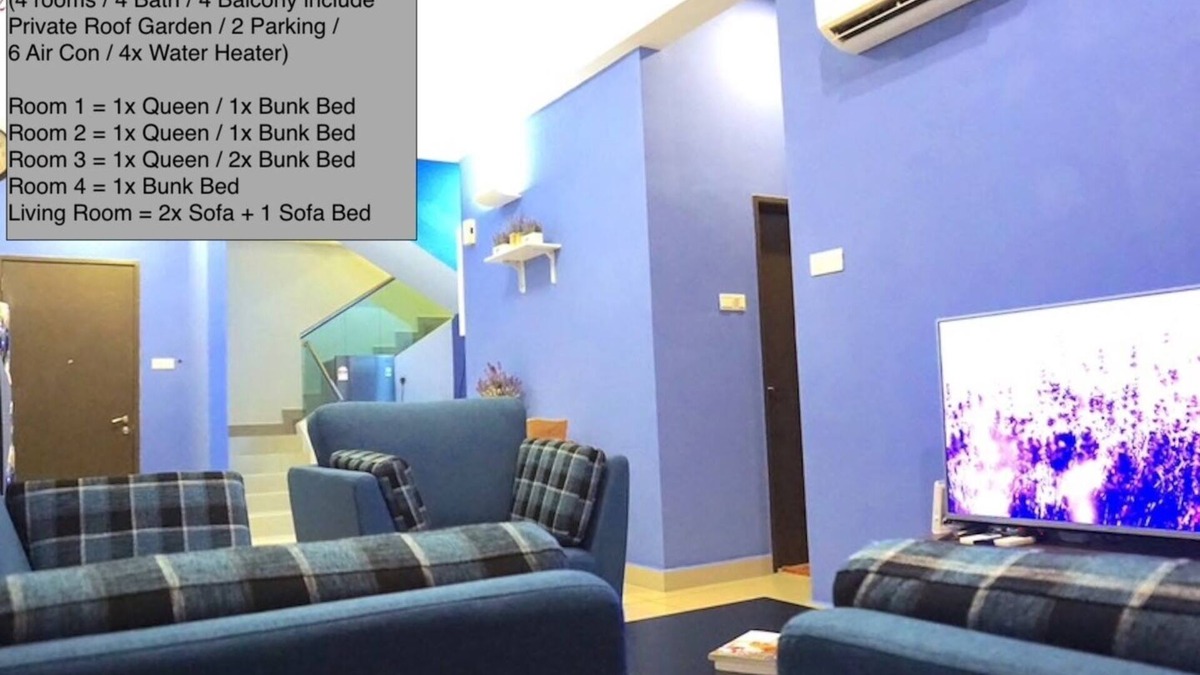Kampung Kuchai Condo | 3 Storeys Penthouse 4 rooms 4 Bath 4 Balcony including a Private Garden