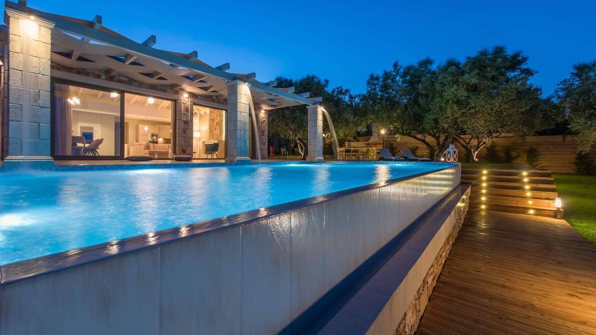 Limni Keri Villa | 300m to Beach/Private Pool/Outdoor Hot Tub & Playground/Panoramic Views