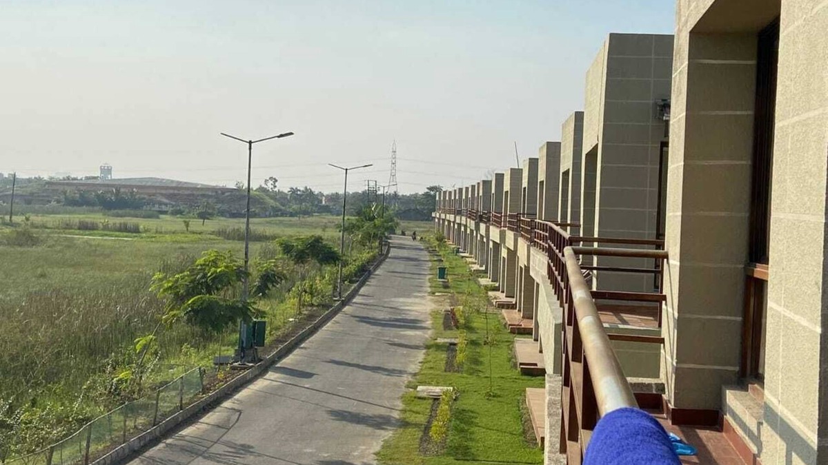 Kolkata Villa | 3BHK Aqua bungalow with private swimming pool and lawn inside vedic village