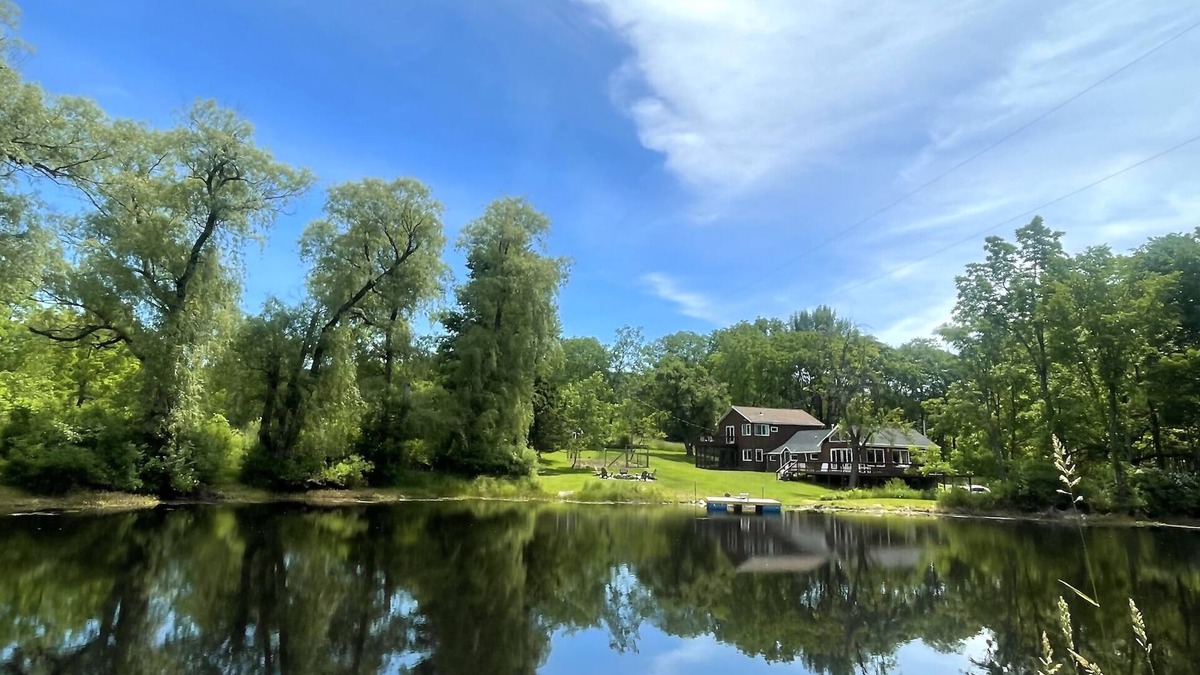 Tyler Hill House | 3BR Nature Escape w/private swimming/fishing pond, spring fed