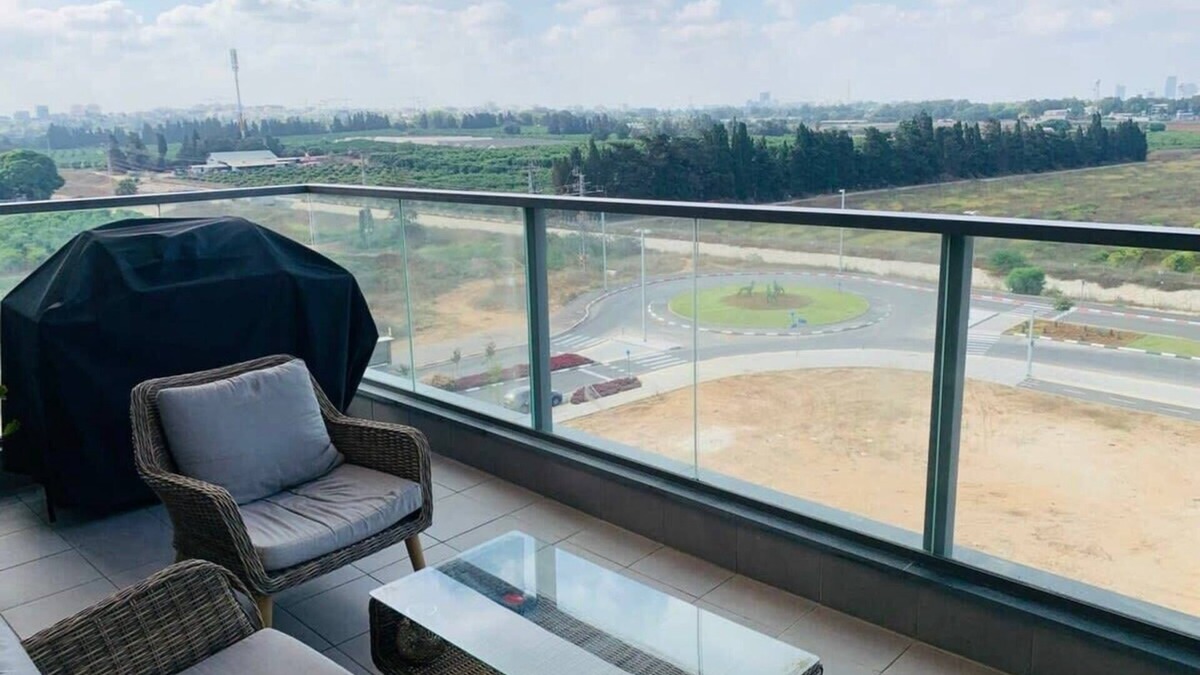 Yanuv Apartment | 3BR New Unique Apt. with Amazing Views in Glil Yam
