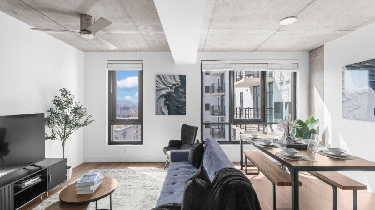 Five Points South Apartment | 3BR Oasis with Skyline Views 12th Floor