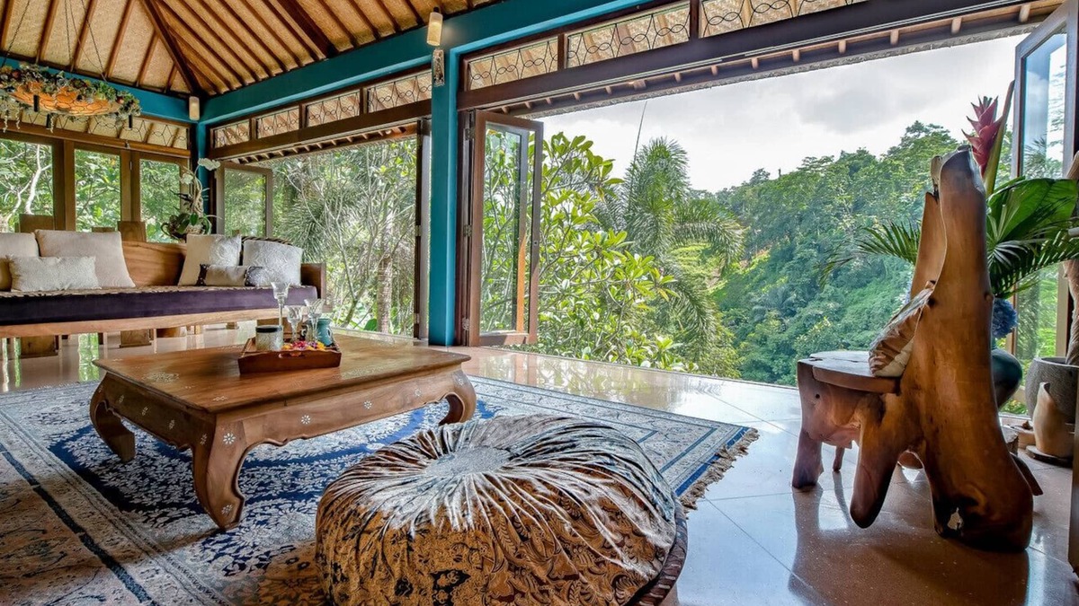 Sambahan Villa | 3BR VILLA NEAR UBUD EXOTIC JUNGLE CLIFT VIEWS