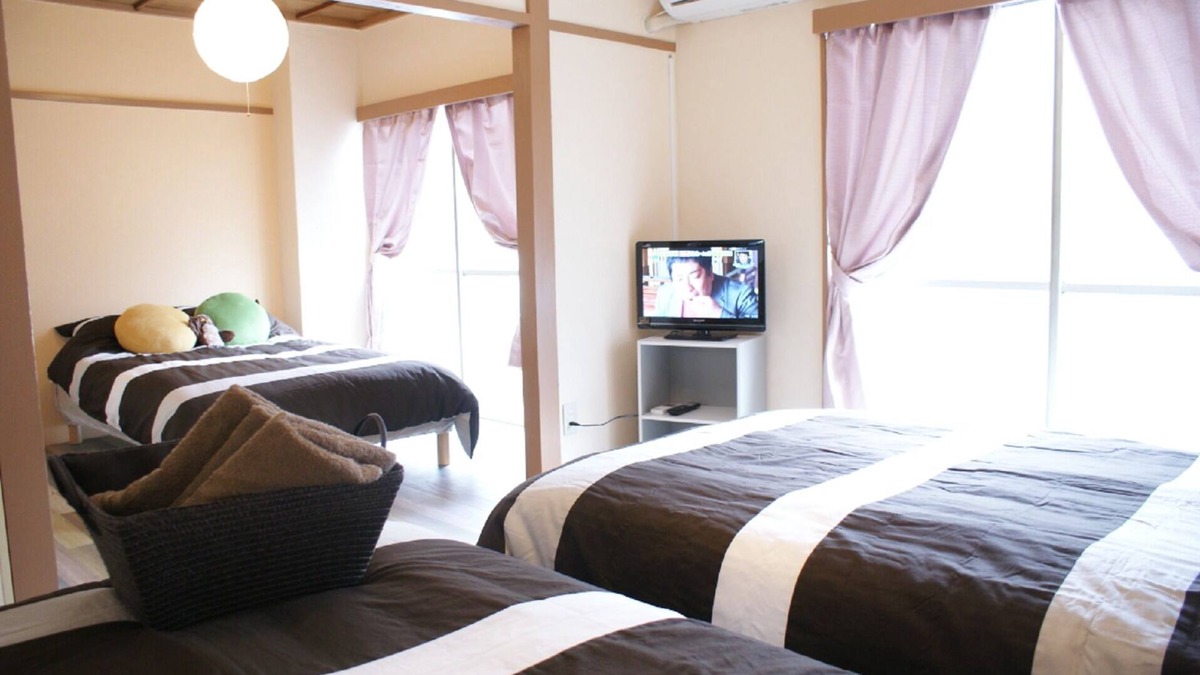 Namba Apartment | 3DoubleBeds Maxp6ppl 5mintoStations - SOLEIL Shinsaibashi/Osaka Ōsaka
