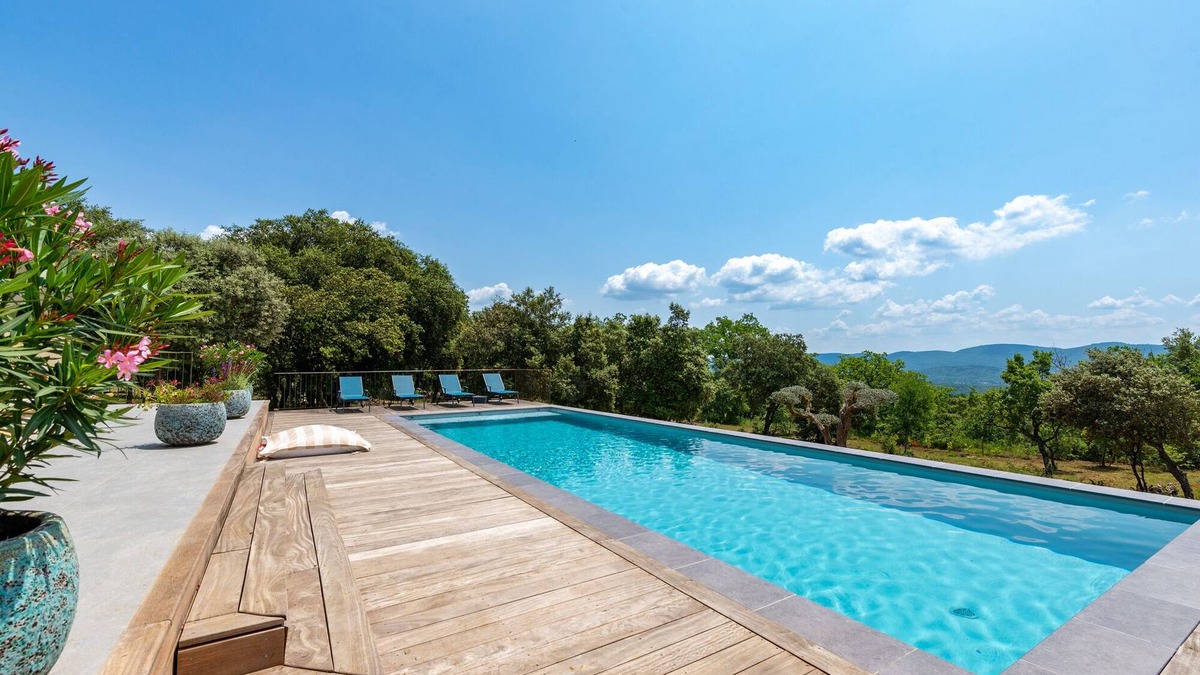 Viens Villa | 4 Bed, 12m Pool, Incredible Views, 5 min Walk to Village, Underfloor Cooling