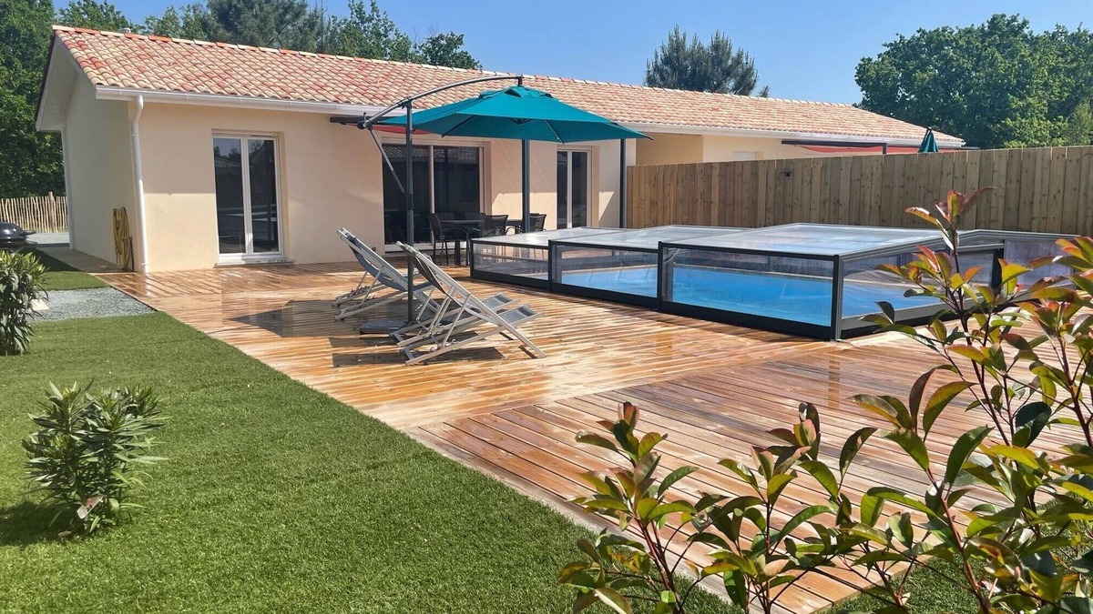 Grayan-Et-L'Hopital House | 4-bed house with heated and covered swimming pool (Maison Océan)