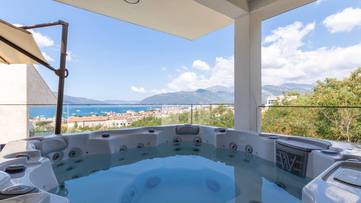 Tivat Villa | 4 Bedroom 350m2 Brand New Villa Aquilla with Pool, Jacuzzi and Sea View