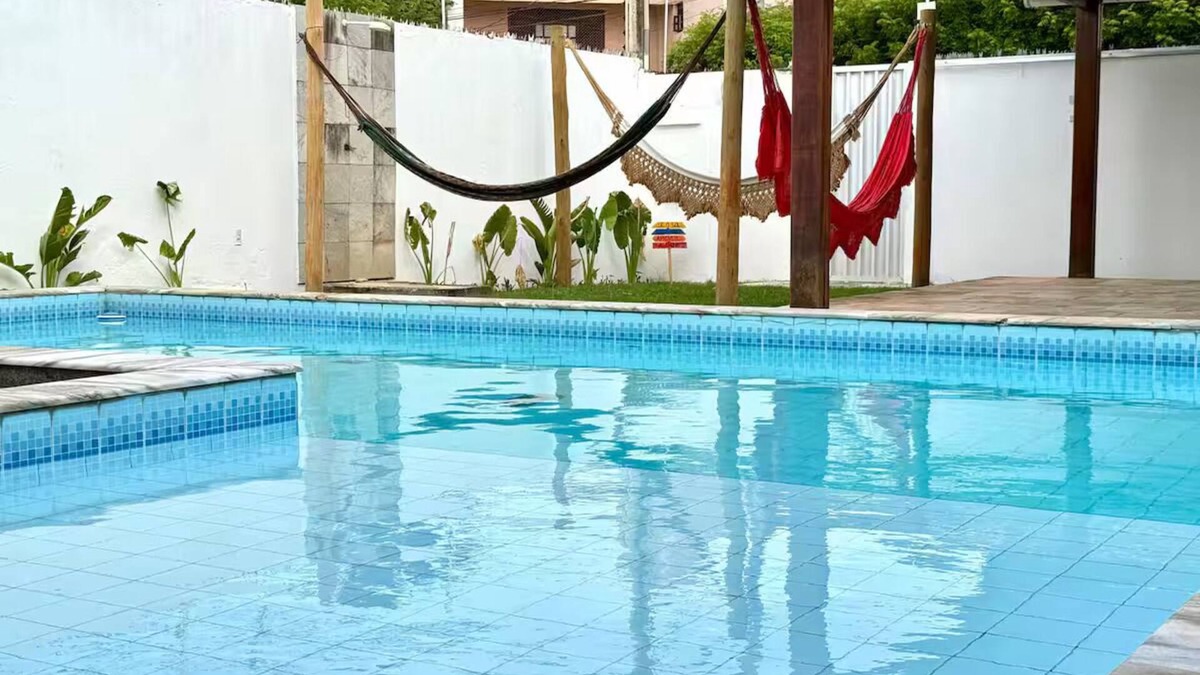 Capim Macio House | 4-bedroom house in fantastic Capim Macio Natal with WiFi, AC