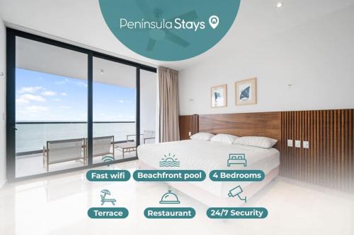 Miramar Apartment | 4 Bedroom Siela Beachfront Luxury Apartment